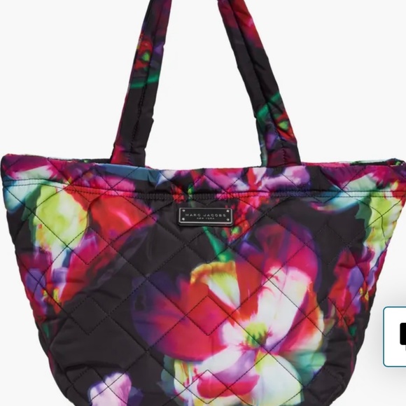 Marc Jacobs Medium Floral Quilted Nylon Tote - Picture 1 of 11